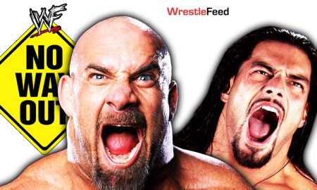 Goldberg vs Roman Reigns WWE Elimination Chamber 2022 PPV Universal Title Match WrestleFeed App