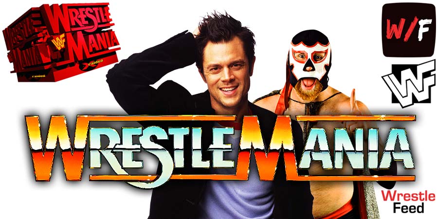 Johnny Knoxville vs Sami Zayn WrestleMania 38 WrestleFeed App