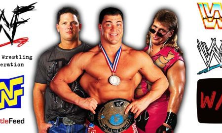 Kurt Angle & AJ Styles & Shawn Michaels Article Pic WrestleFeed App