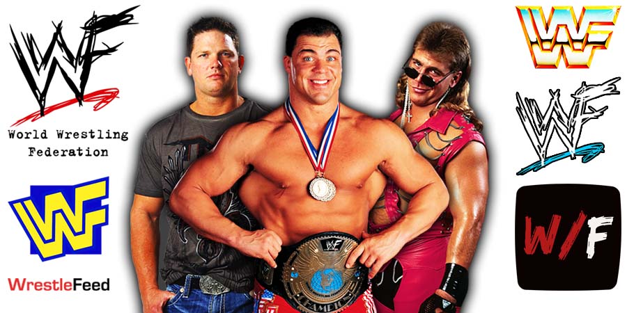 Kurt Angle & AJ Styles & Shawn Michaels Article Pic WrestleFeed App