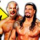 Roman Reigns defeats Goldberg at WWE Elimination Chamber 2022 WrestleFeed App
