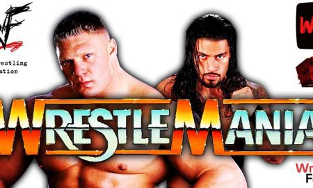 Roman Reigns vs Brock Lesnar WWE WrestleMania 38 WrestleFeed App