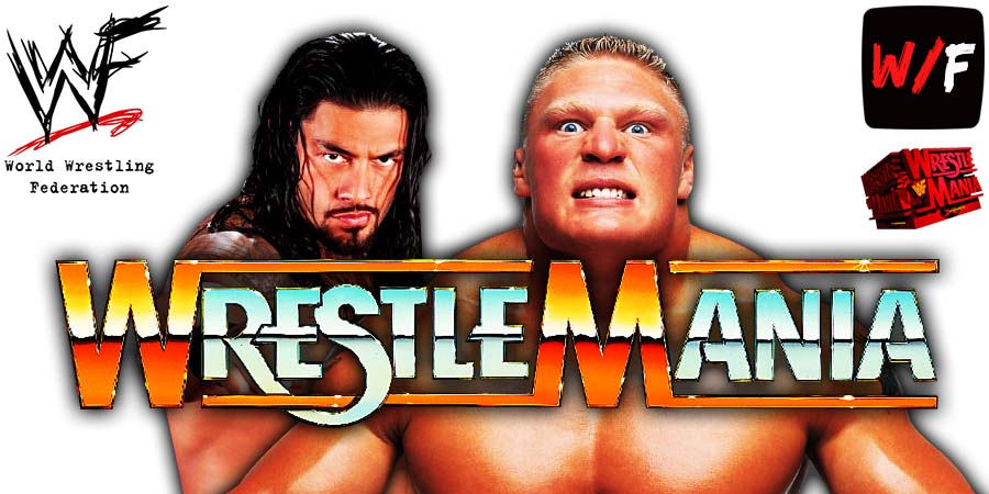 Roman Reigns vs Brock Lesnar WrestleMania 38 WrestleFeed App