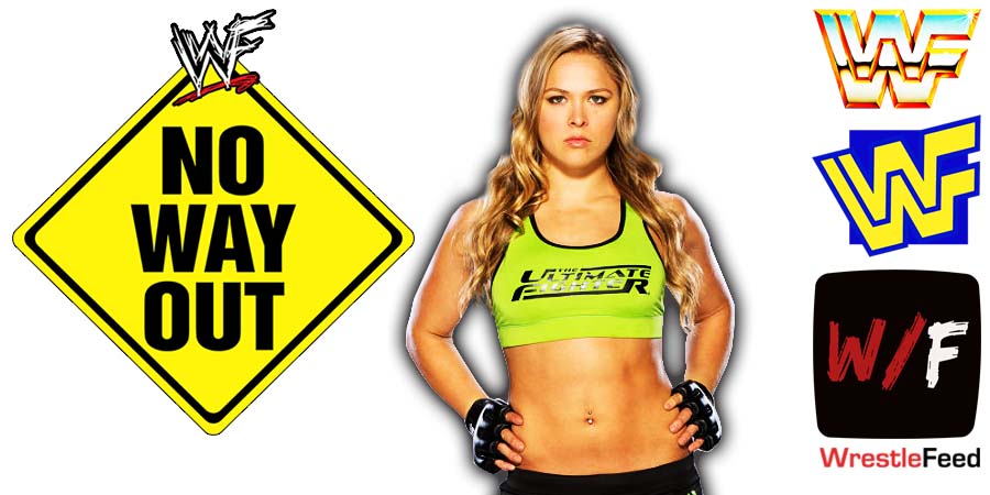 Ronda Rousey Elimination Chamber 2022 WrestleFeed App
