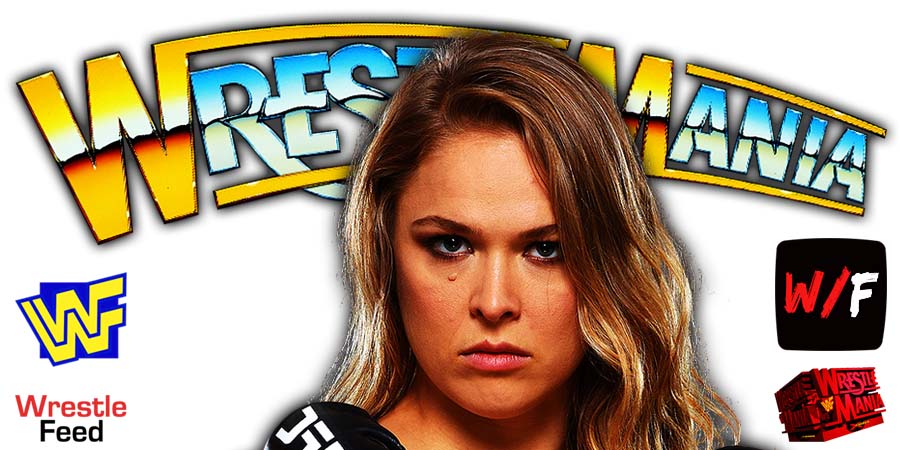 Ronda Rousey WWE WrestleMania 38 WrestleFeed App