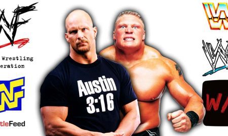 Stone Cold Steve Austin & Brock Lesnar Article Pic WrestleFeed App