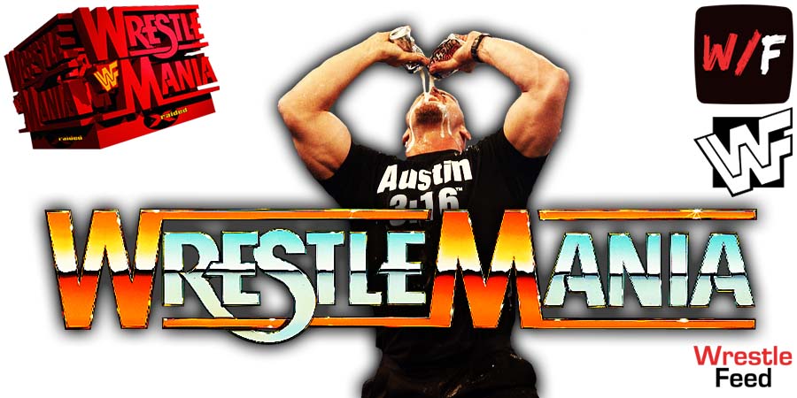 Stone Cold Steve Austin WWE WrestleMania 38 WrestleFeed App