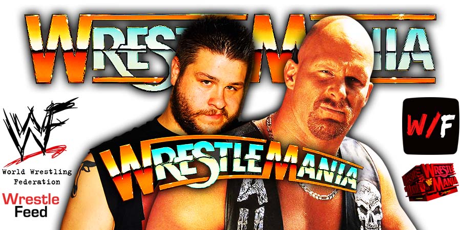 Stone Cold Steve Austin vs Kevin Owens WWE WrestleMania 38 PPV Return WrestleFeed App