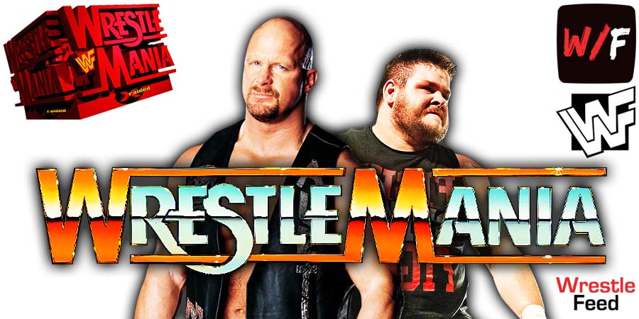 Stone Cold Steve Austin vs Kevin Owens WrestleMania 38 WrestleFeed App