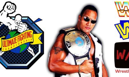 The Rock UFC Article Pic 4 WrestleFeed App
