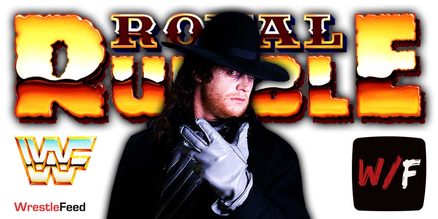 The Undertaker Royal Rumble 2022 1 WrestleFeed App