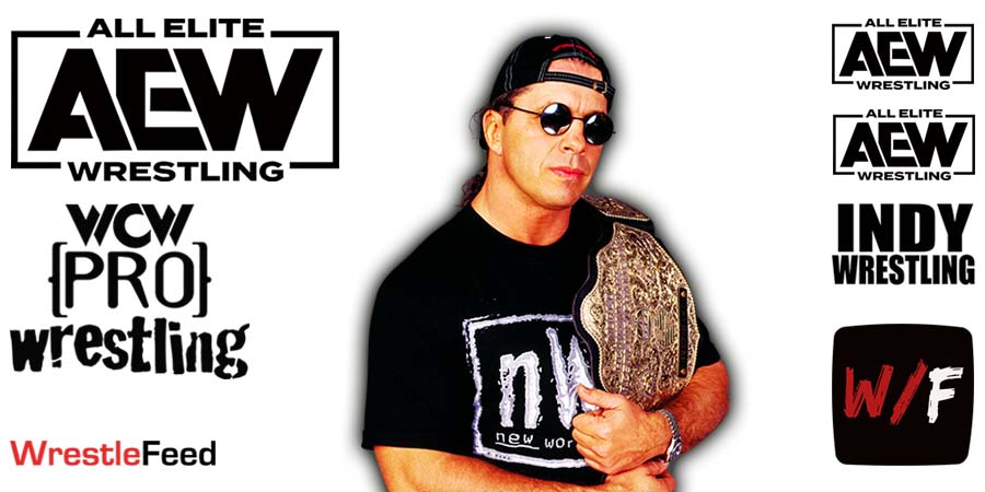 Bret Hart AEW Article Pic All Elite Wrestling nWo 2000 WrestleFeed App