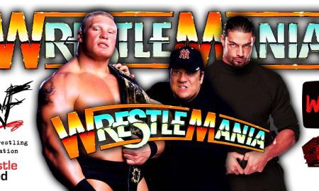 Brock Lesnar vs Roman Reigns Paul Heyman WrestleMania 38 WrestleFeed App