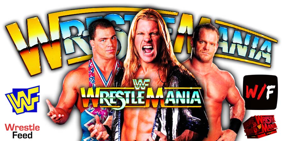 Chris Jericho & Kurt Angle & Chris Benoit WWF WrestleMania 2000 WrestleFeed App