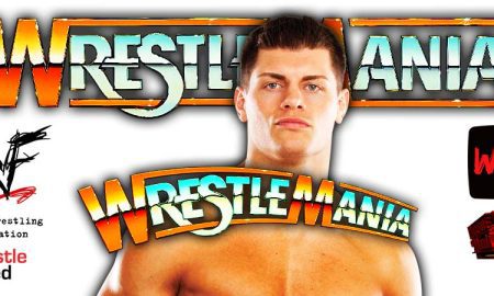 Cody Rhodes WrestleMania 38 Match WrestleFeed App