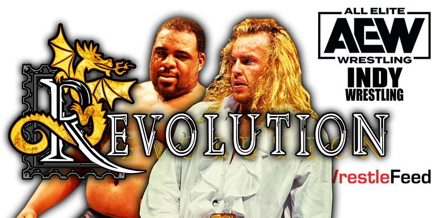 Keith Lee Christian Cage AEW Revolution 2022 WrestleFeed App