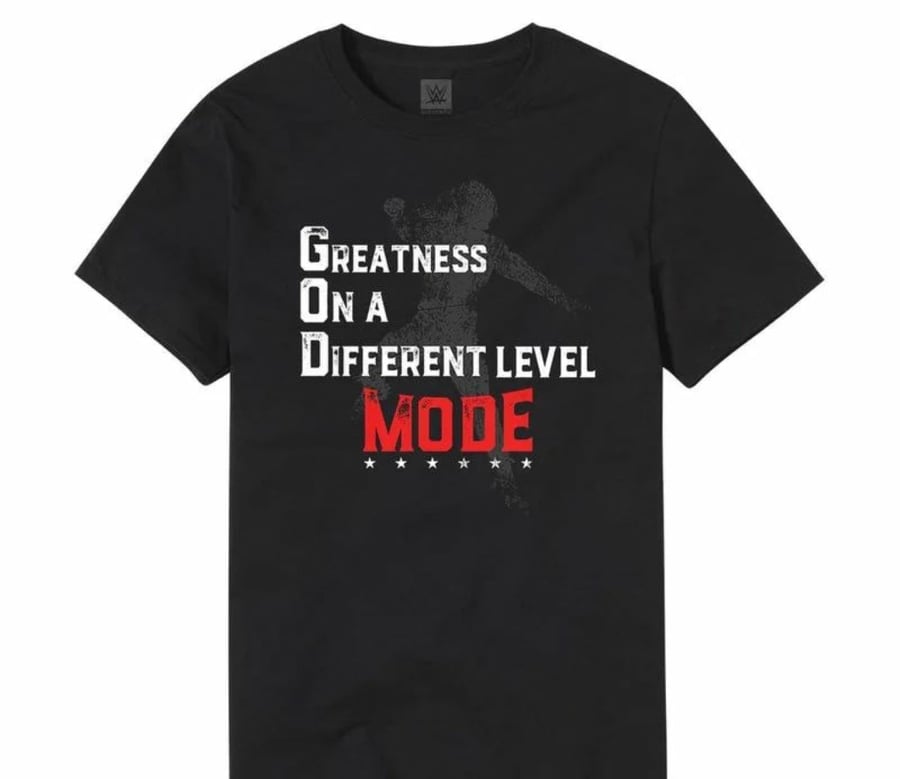 Roman Reigns God Mode Greatness On A Different Level WWE T-Shirt March 2022