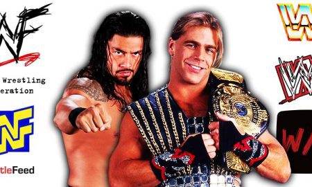 Roman Reigns & Shawn Michaels Article Pic WrestleFeed App