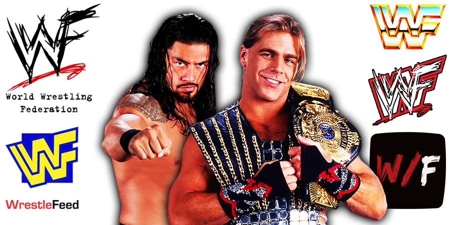 Roman Reigns & Shawn Michaels Article Pic WrestleFeed App