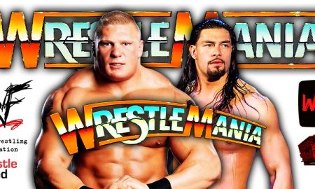 Roman Reigns vs Brock Lesnar WrestleMania 38 Title Unification WrestleFeed App