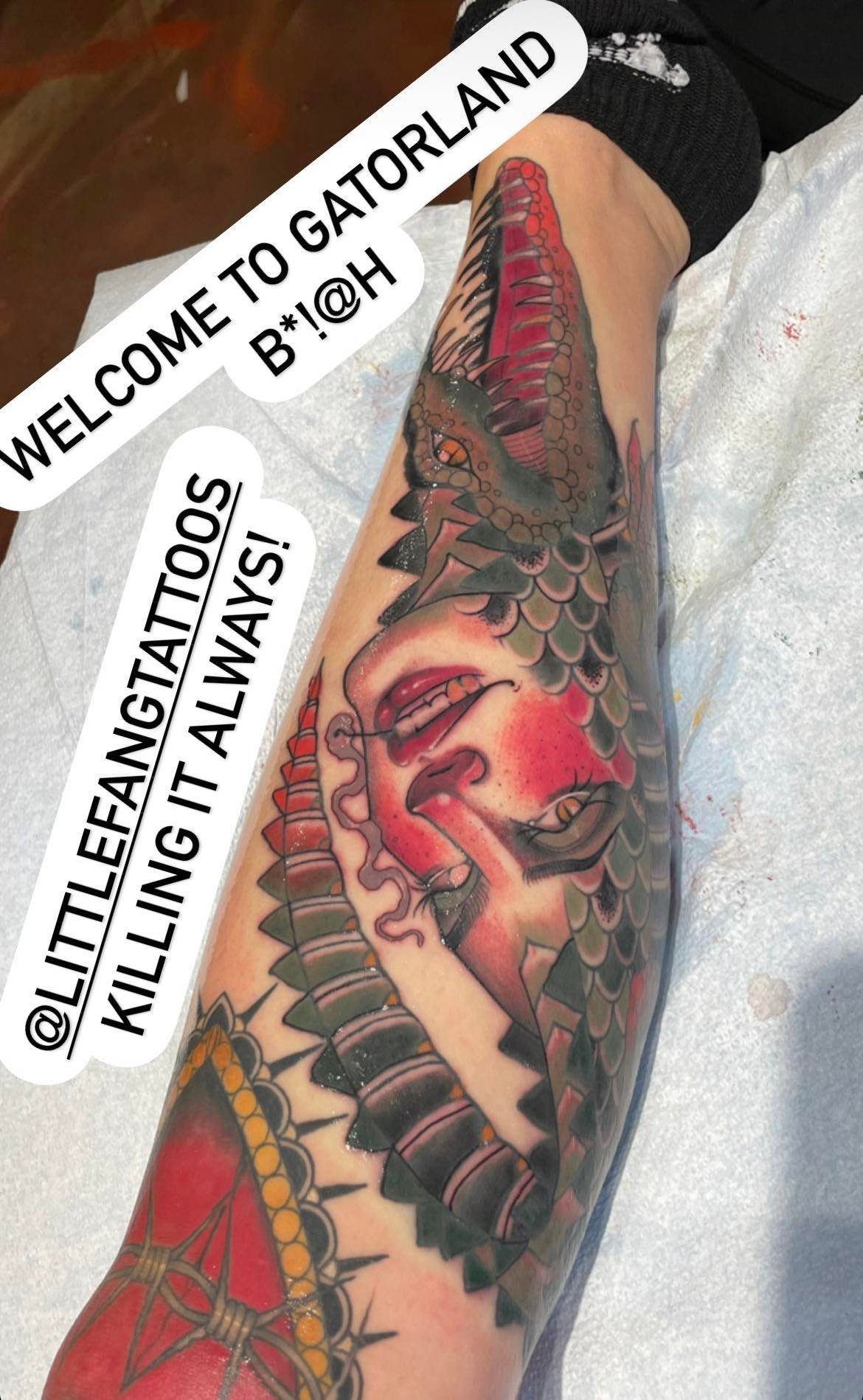 Shotzi Blackheart New Tattoo On Leg WWE SmackDown