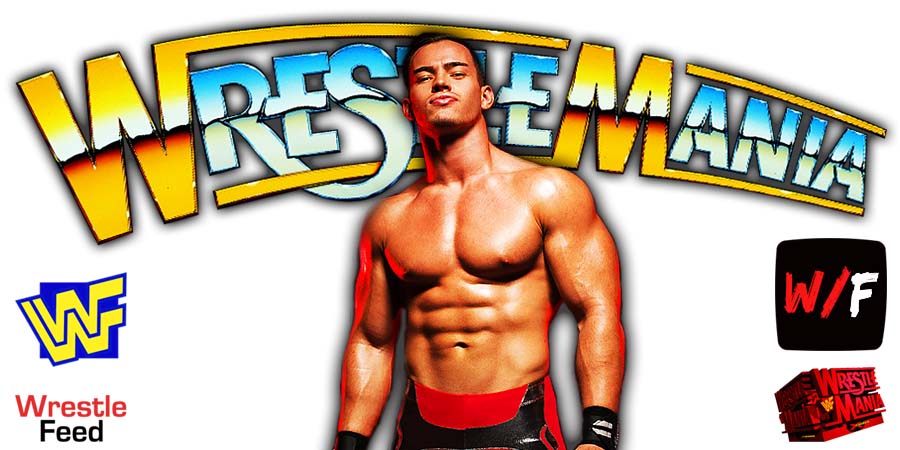 Austin Theory WrestleMania 38 WWE PPV WrestleFeed App