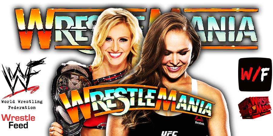 Charlotte Flair defeats Ronda Rousey WrestleMania 38 WrestleFeed App