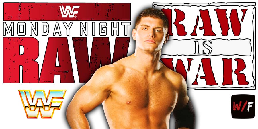 Cody Rhodes RAW Article Pic 6 WrestleFeed App