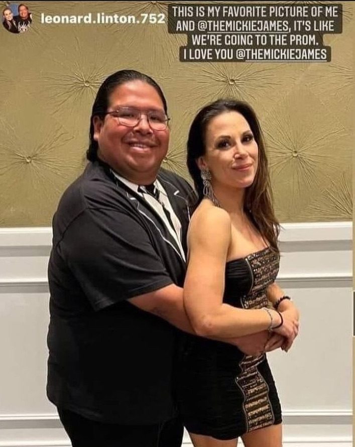 Leonard Linton Mickie James Prom Photo Pose