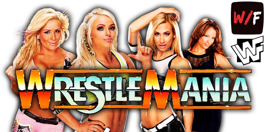Natalya Liv Morgan Carmella Sasha Banks WrestleMania 38 WrestleFeed App
