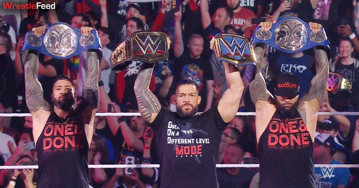 Roman Reigns Undisputed WWE Universal Champion SmackDown Tag Team Champions The Usos RAW After WrestleMania 38 WrestleFeed App