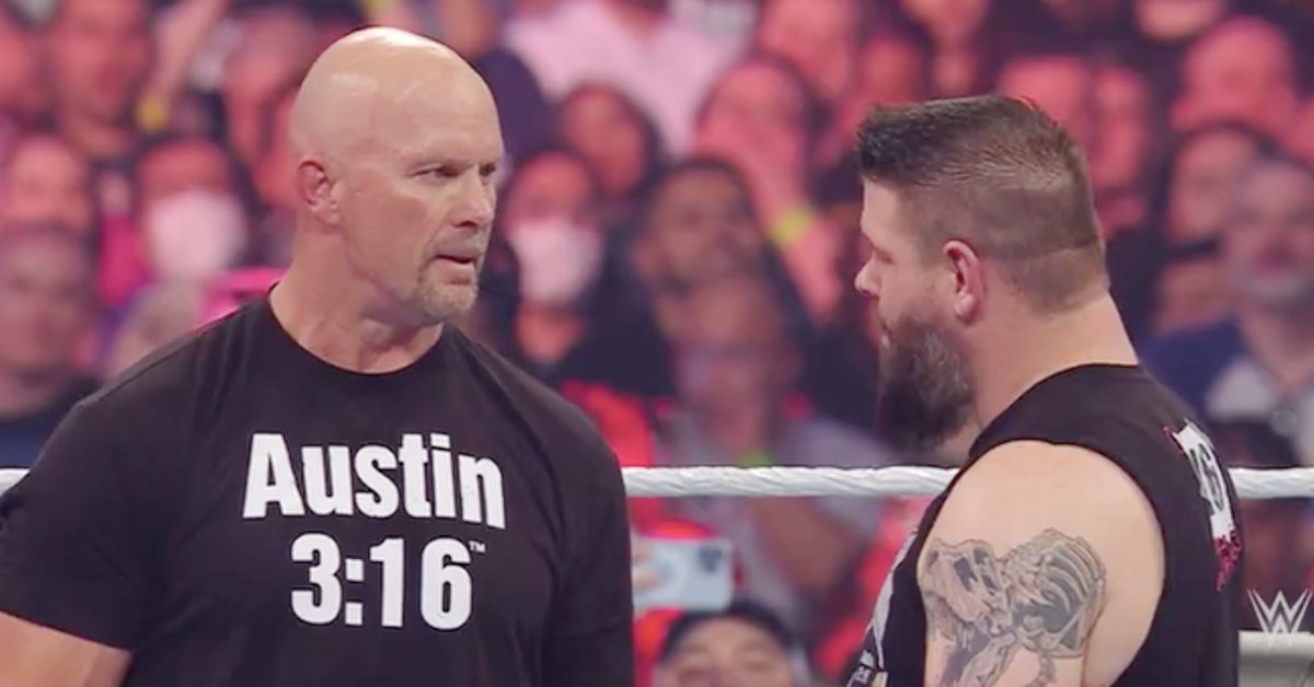 Stone Cold Steve Austin Kevin Owens WrestleMania 38 Face To Face WrestleFeed App