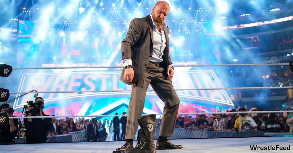 Triple H WrestleMania 38 Retirement WWE PPV WrestleFeed App