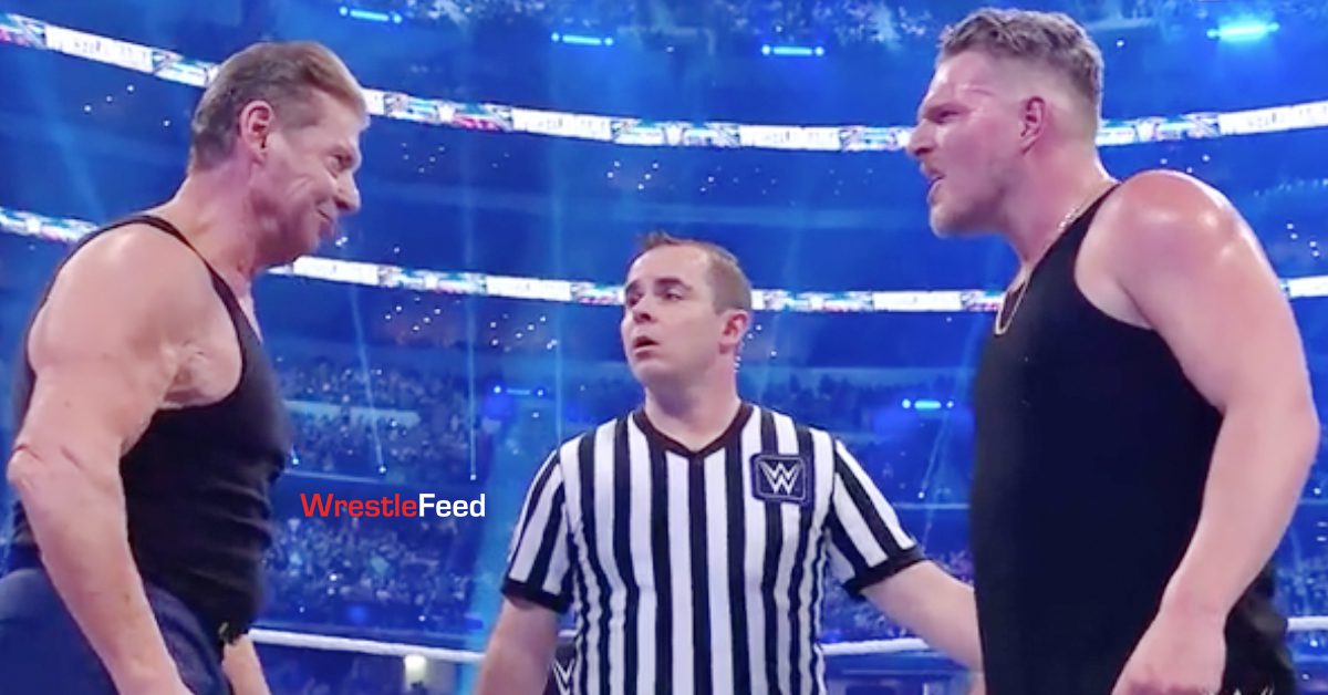 Vince McMahon vs Pat McAfee WrestleMania 38 WrestleFeed App