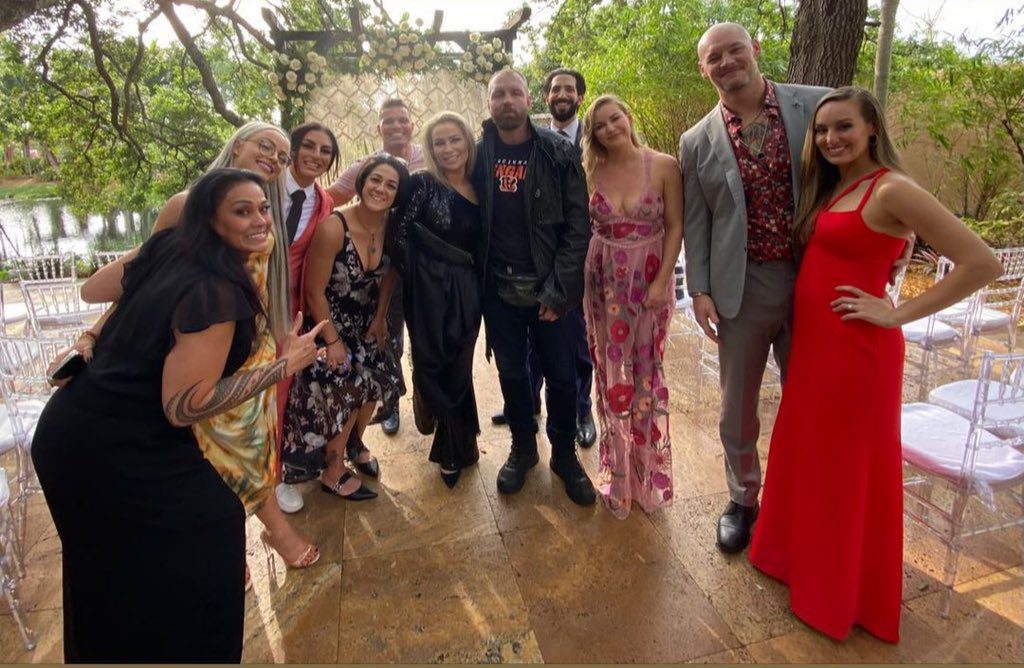 WWE-AEW-Stars-At-Corey-Graves-Carmella-Wedding-April-2022-1