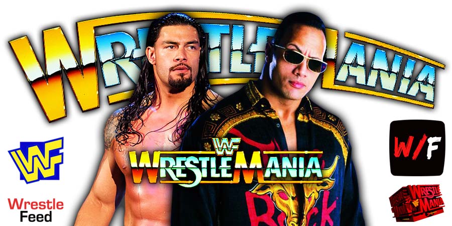 Roman Reigns vs The Rock WrestleMania 39 3 WrestleFeed App