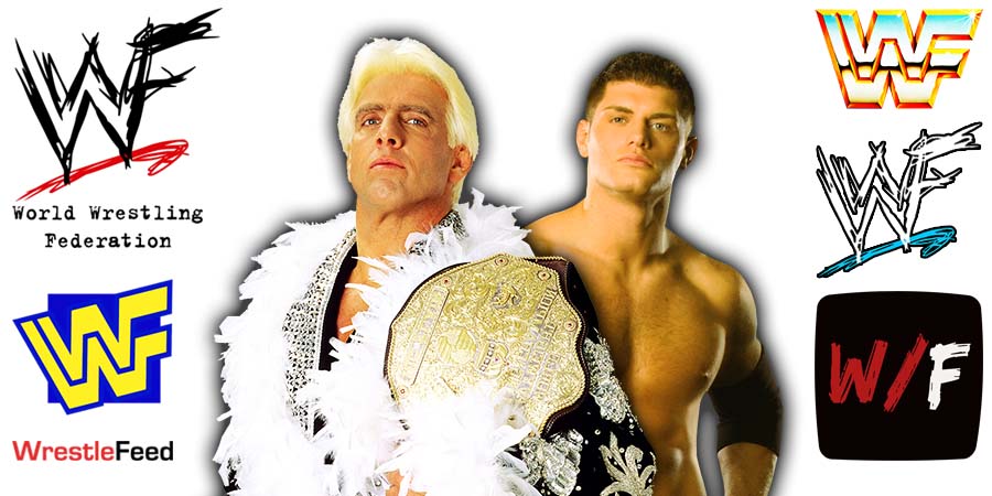 Ric Flair & Cody Rhodes Article Pic WrestleFeed App