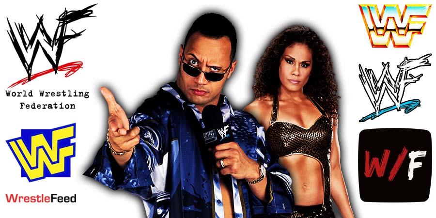 The Rock & Tamina Snuka Article Pic WrestleFeed App