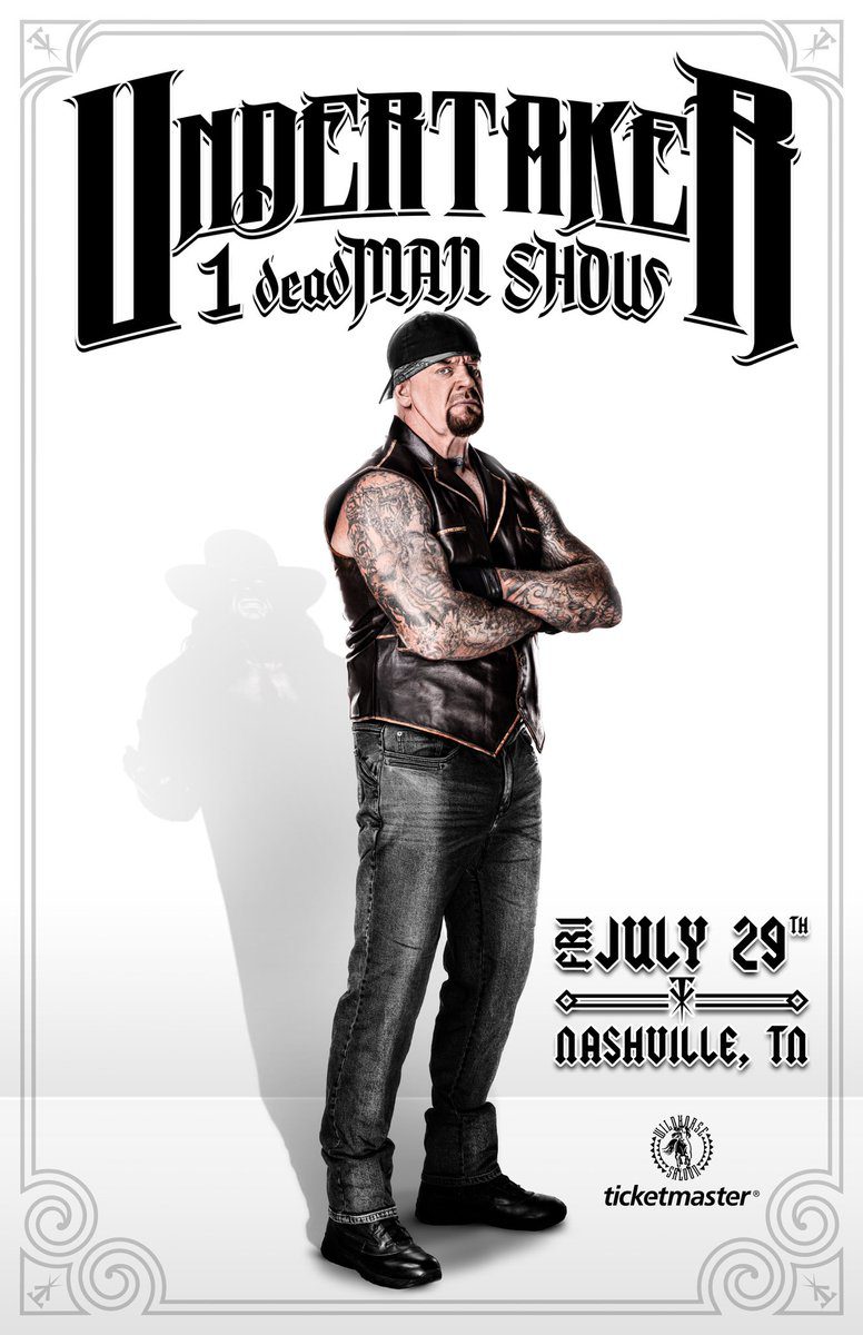The Undertaker 1 deadMAN Show WWE SummerSlam 2022 Weekend Poster