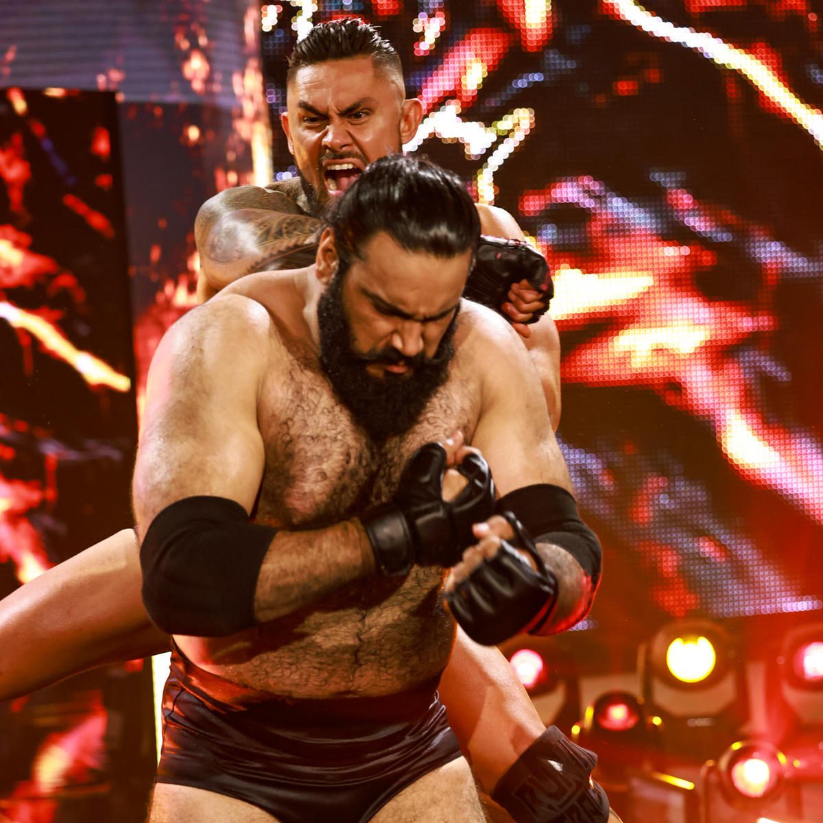 Xyon Quinn attacks Sanga WWE NXT