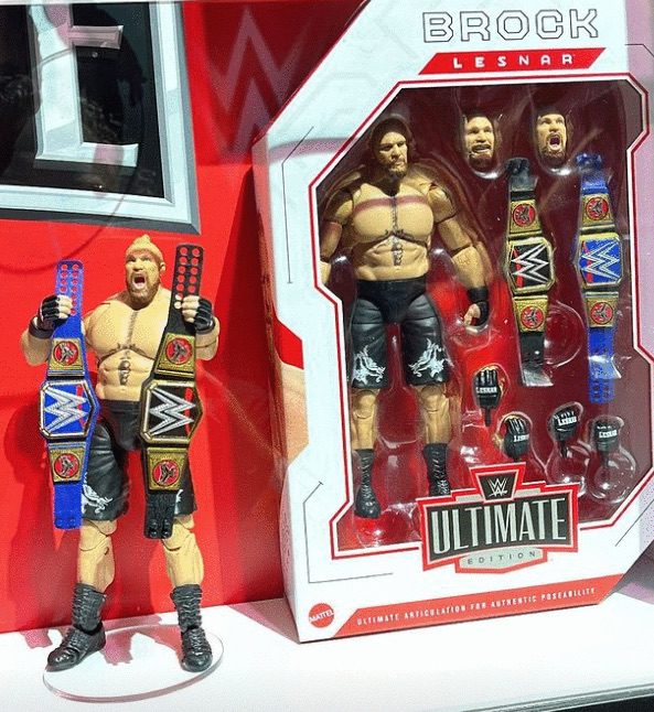 Brock Lesnar Action Figure With Undisputed WWE Universal Championship SummerSlam 2022