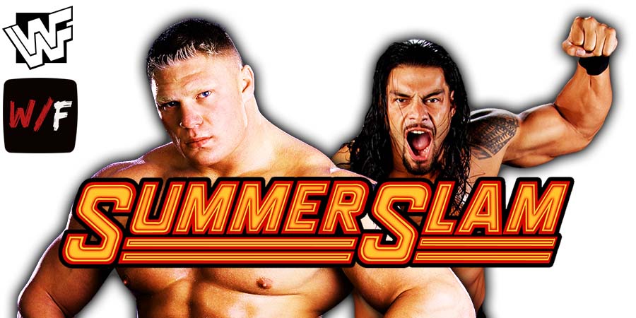 Brock Lesnar vs Roman Reigns SummerSlam 2022 WWE 3 WrestleFeed App