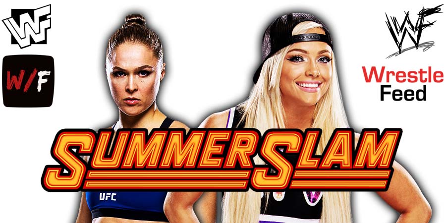 Liv Morgan pins Ronda Rousey SummerSlam 2022 WrestleFeed App