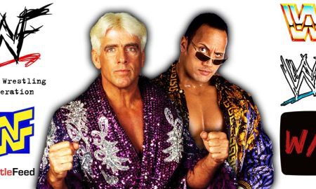 Ric Flair & The Rock WCW WWF Article Pic WrestleFeed App