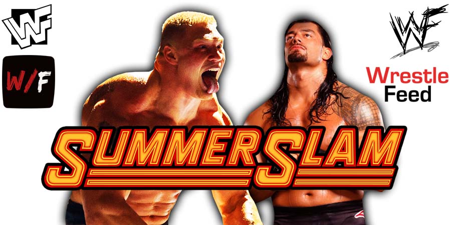 Roman Reigns defeats Brock Lesnar SummerSlam 2022 WrestleFeed App