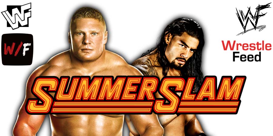 Roman Reigns vs Brock Lesnar SummerSlam 2022 Last Match Ever WrestleFeed App