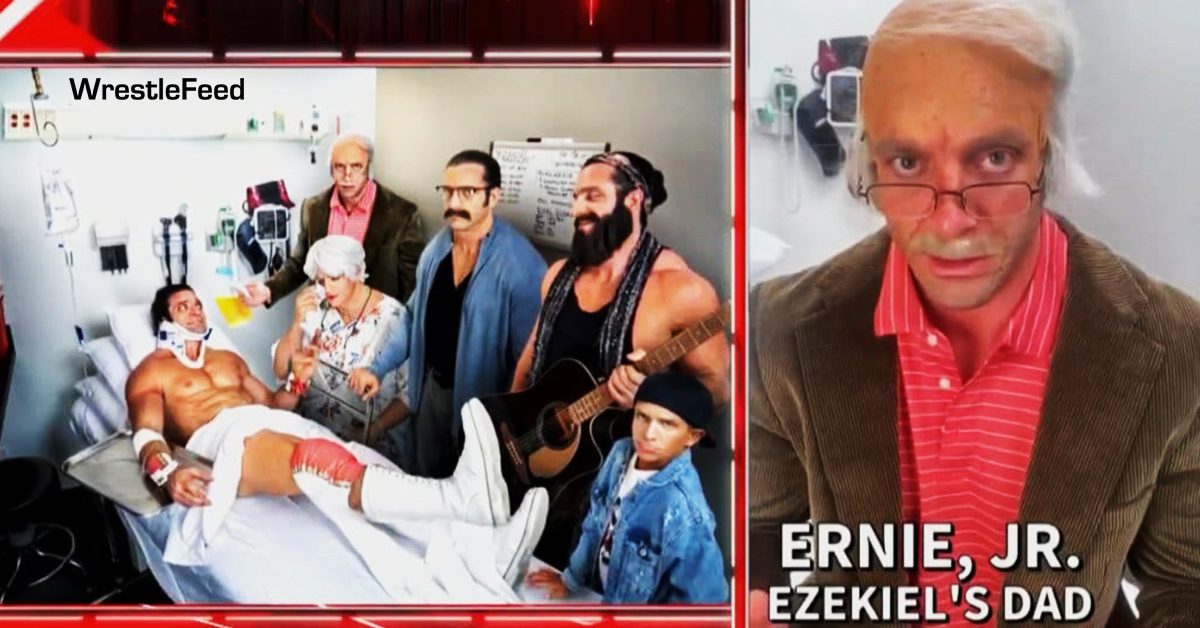 Elias Ezekiel Dad Father Ernie Jr WWE RAW August 15 2022 WrestleFeed App