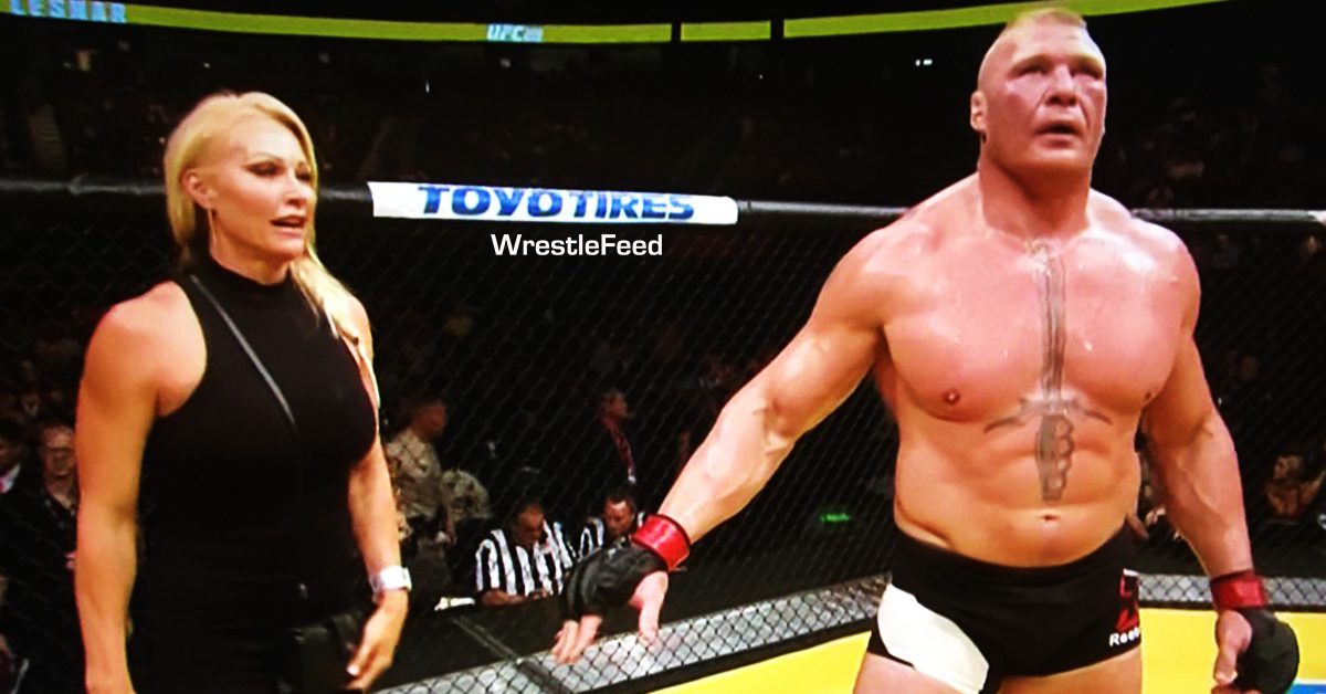 Sable Brock Lesnar in 2016 at UFC 200 WrestleFeed App