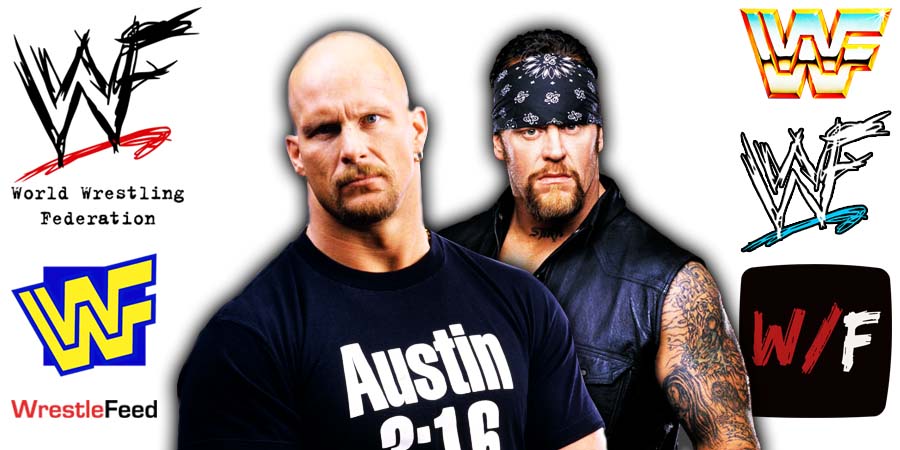 Stone Cold Steve Austin & The Undertaker WWF Article Pic WrestleFeed App