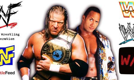 Triple H HHH & The Rock WWF Article Pic 1 WrestleFeed App